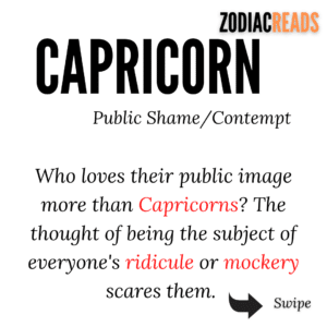 Capricorn Zodiac Signs and Fears