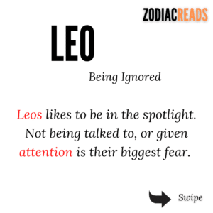 Leo Zodiac Signs and Fears
