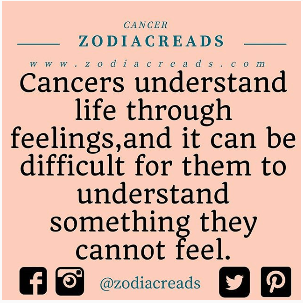 Cancer and Understanding Zodiacreads facts