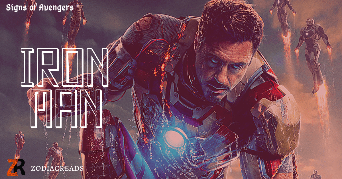 Zodiac Sign of Iron Man / Tony Stark