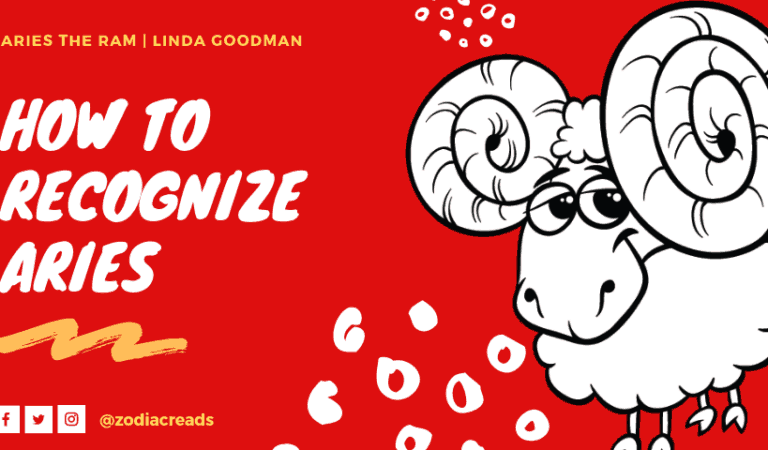 How to Recognize ARIES, Aries the Ram by Linda Goodman