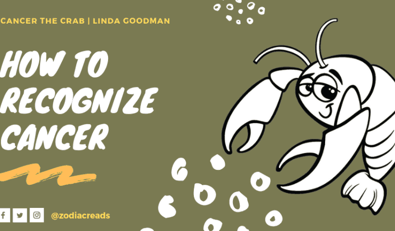 How to Recognize Cancer, Cancer the Crab by Linda Goodman