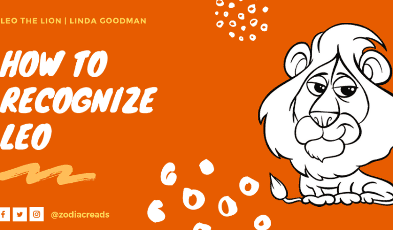 How to Recognize Leo, Leo the Lion by Linda Goodman