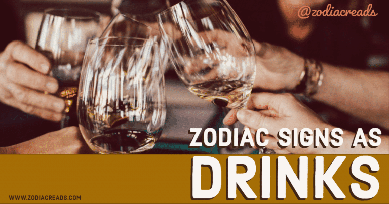 Zodiac signs as Drinks Zodiacreads