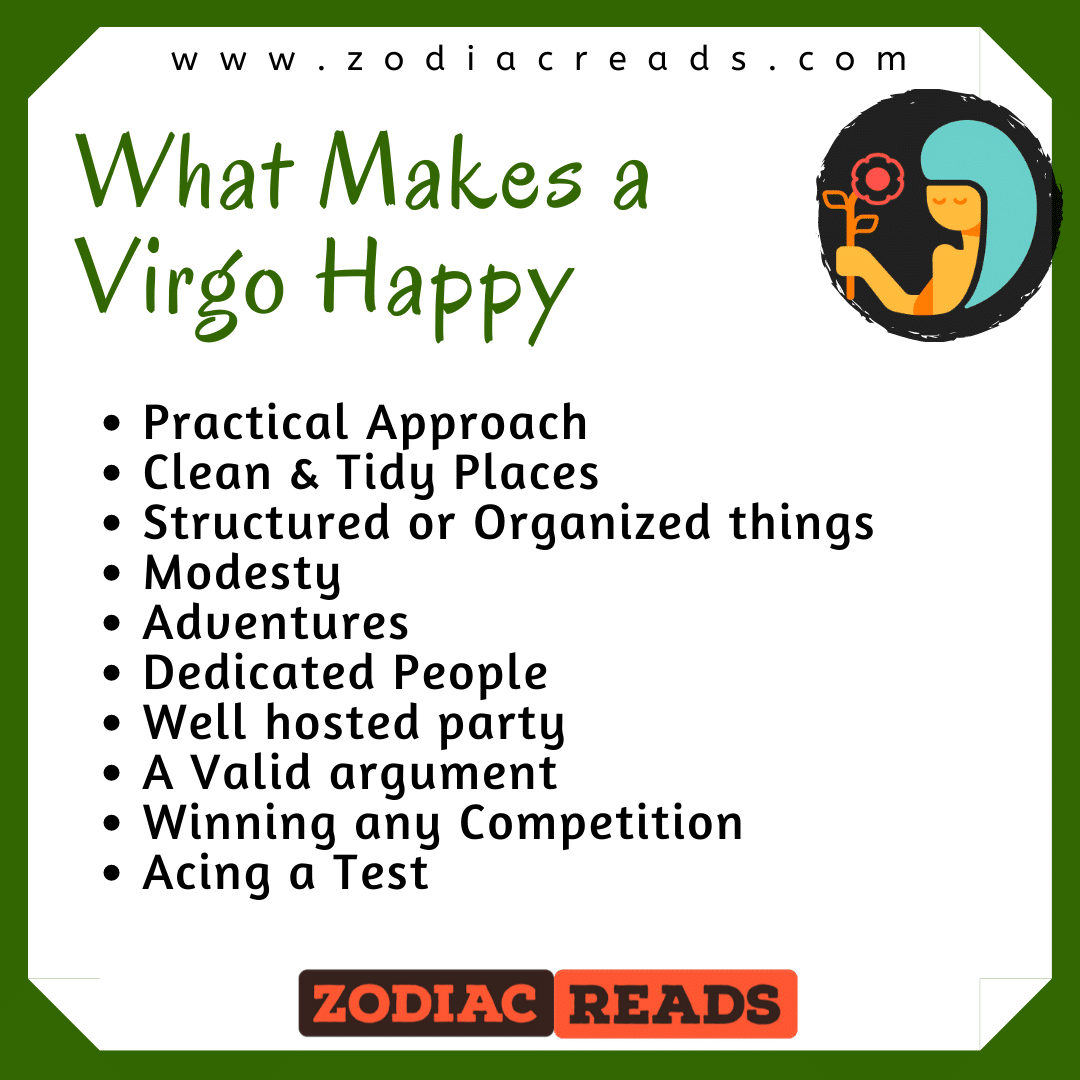 what makes a virgo happy