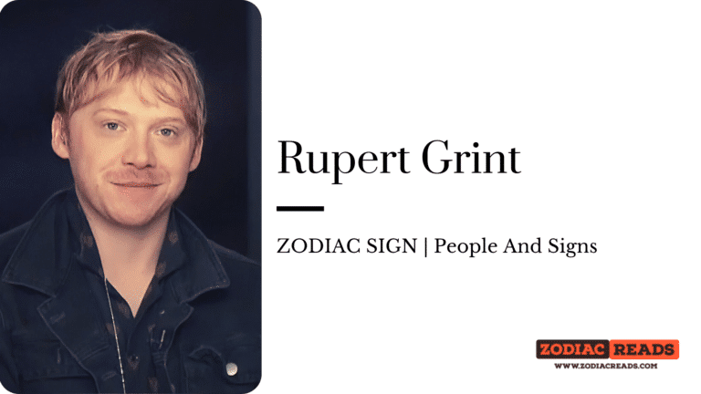 Rupert Grint Zodiac