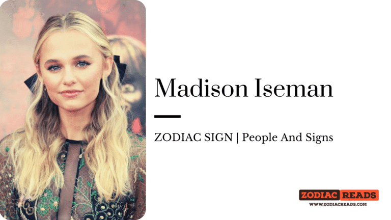 Madison Iseman Zodiac