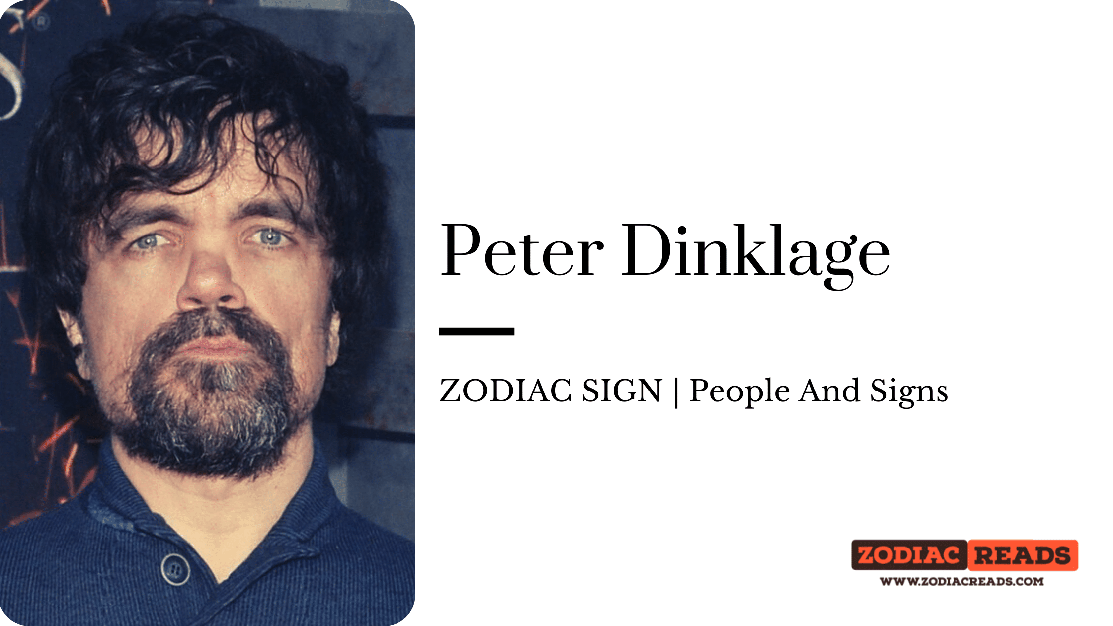 Peter Dinklage Woll zodiac