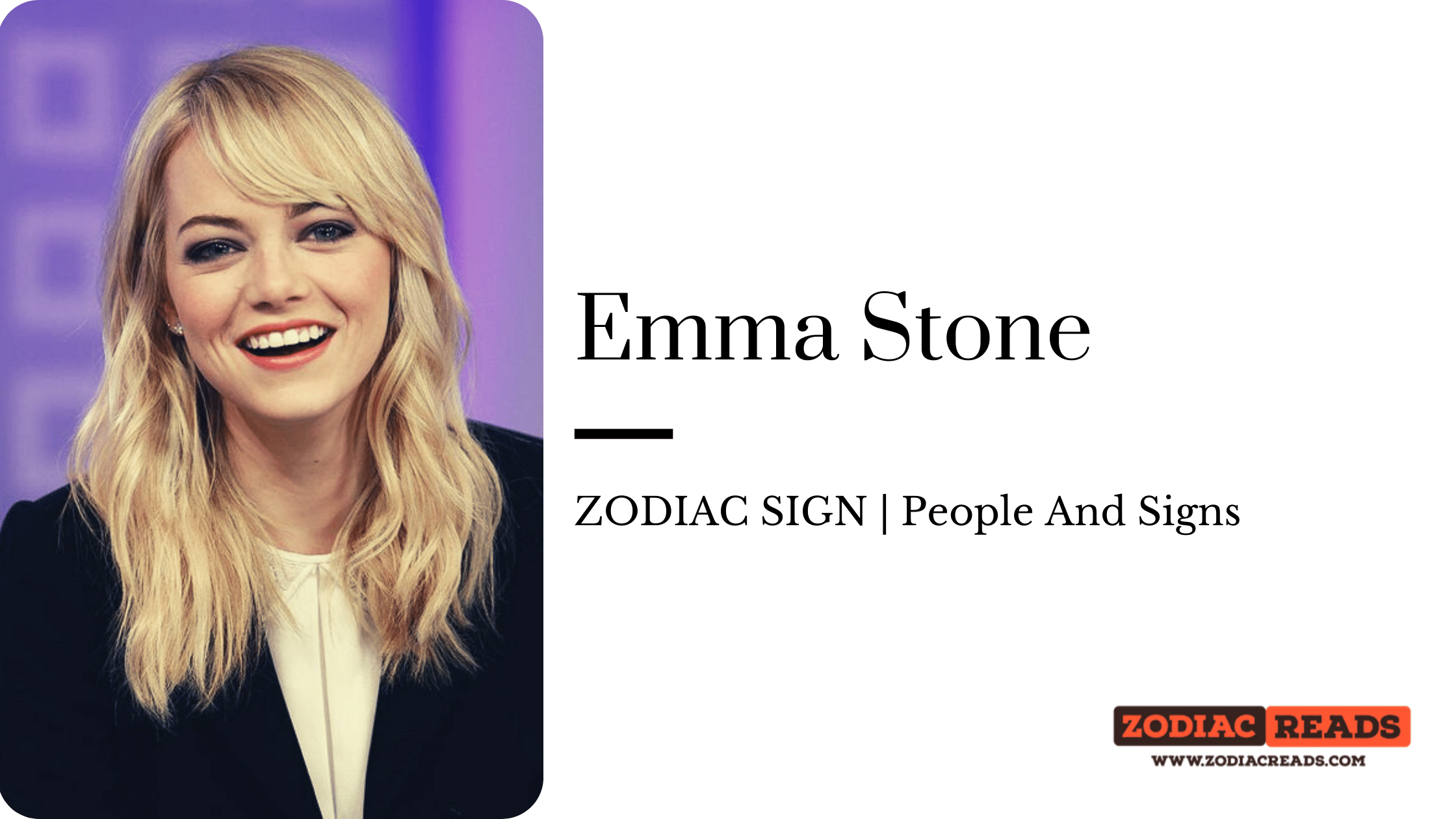 Emma Stone zodiac