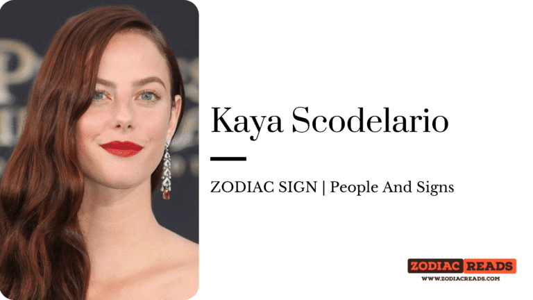 Kaya Scodelario zodiacc