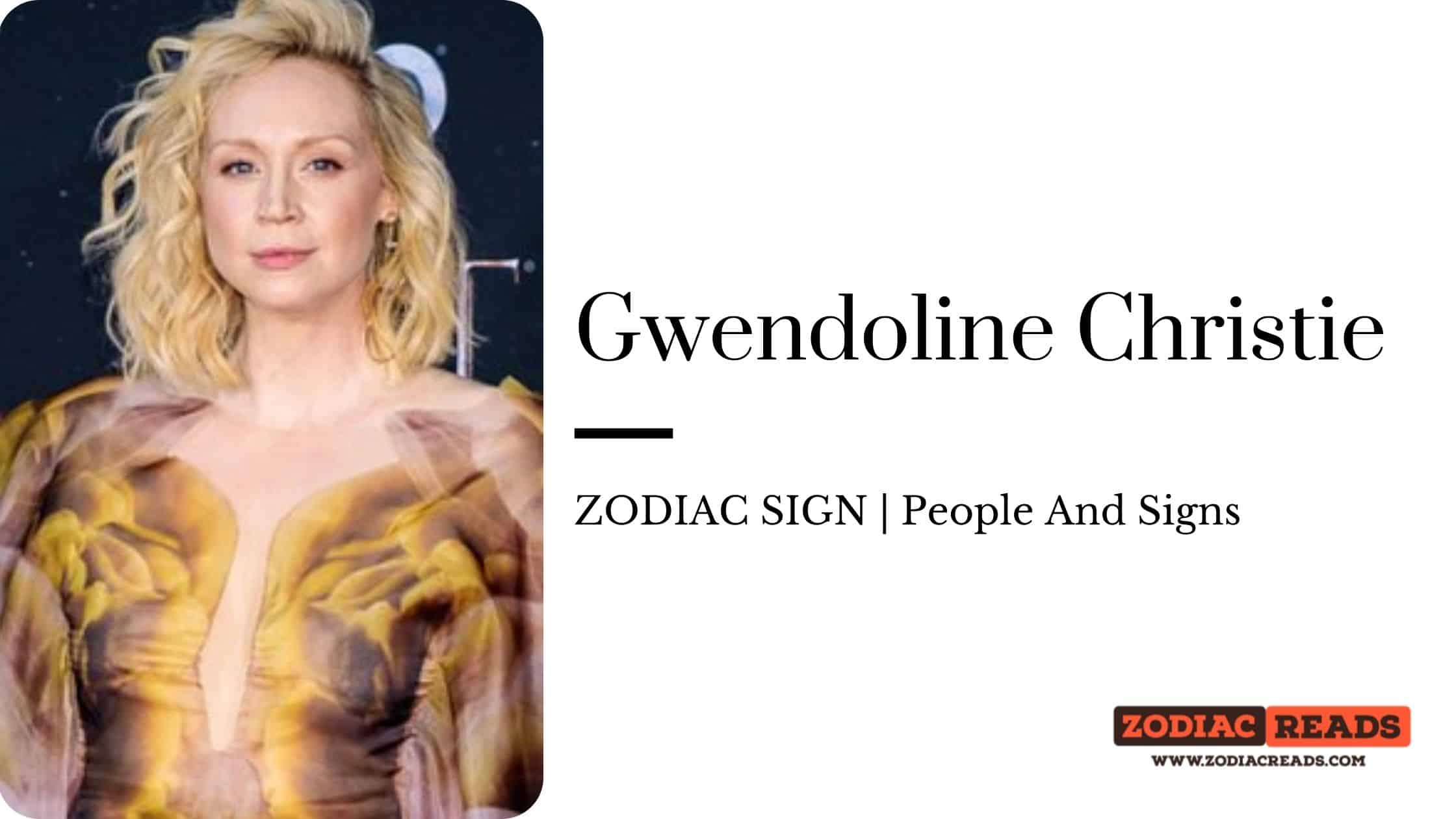 Gwendoline Christie zodiac