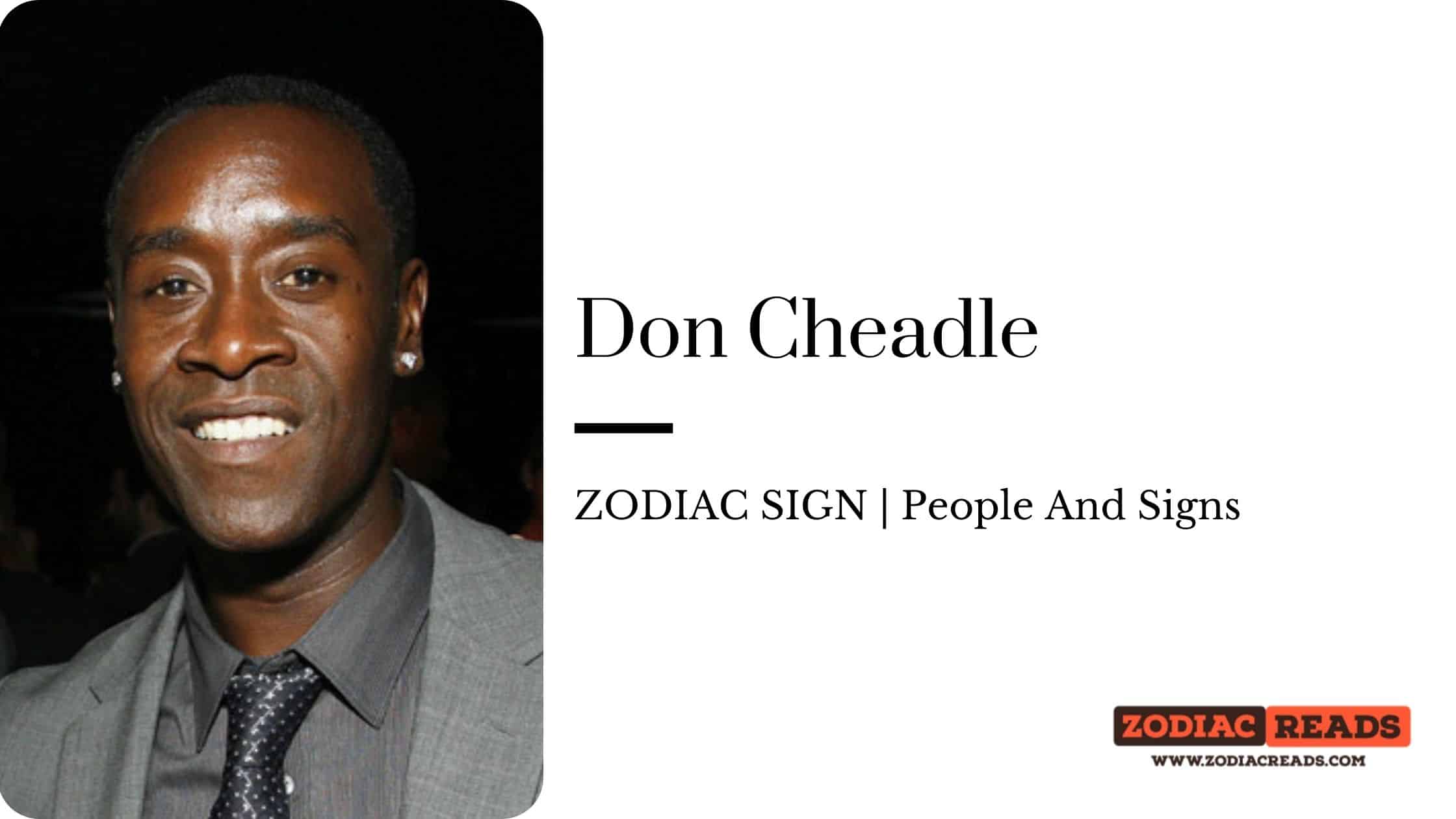 Don Cheadle zodiac