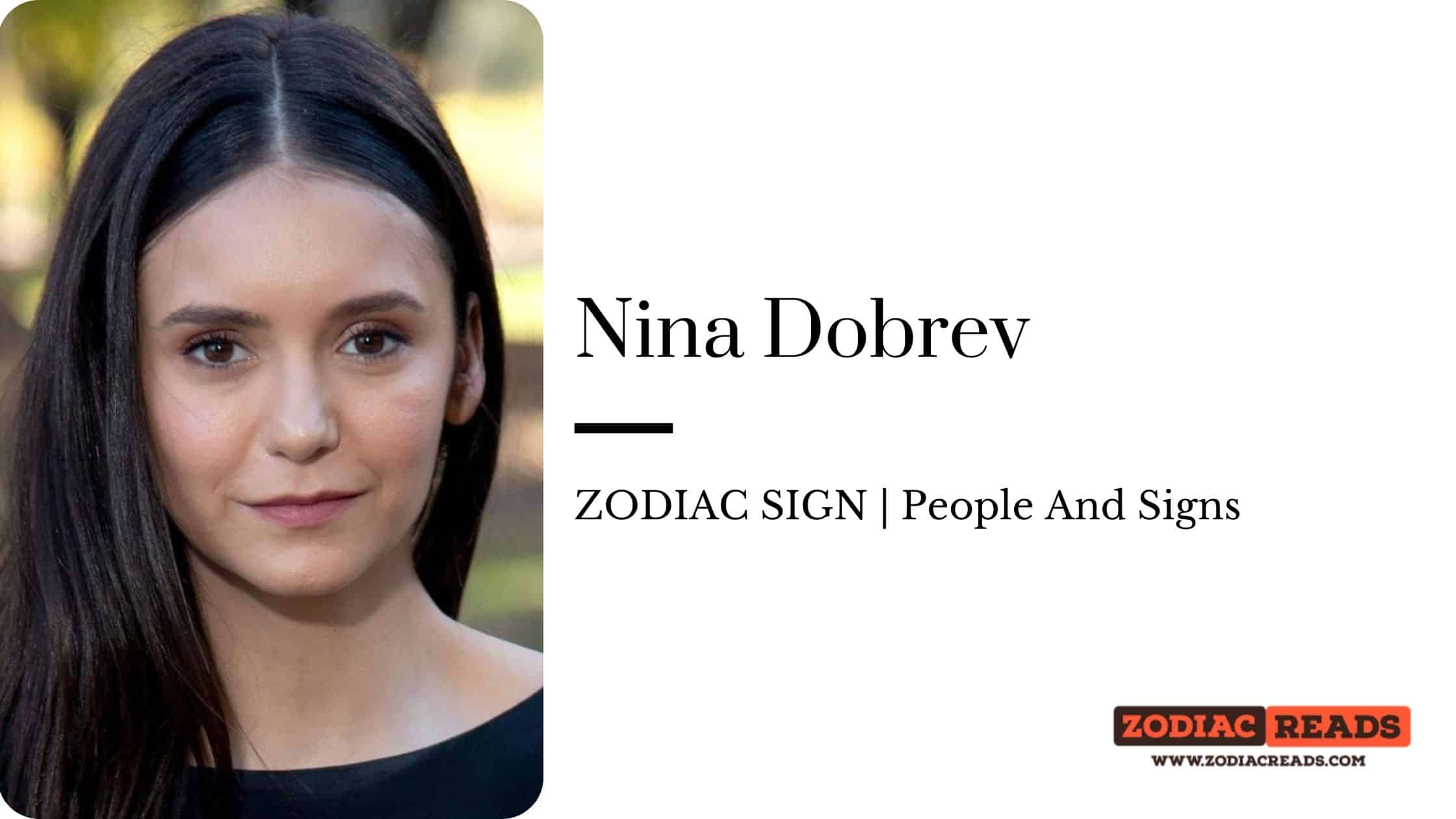 Nina Dobrev zodiac