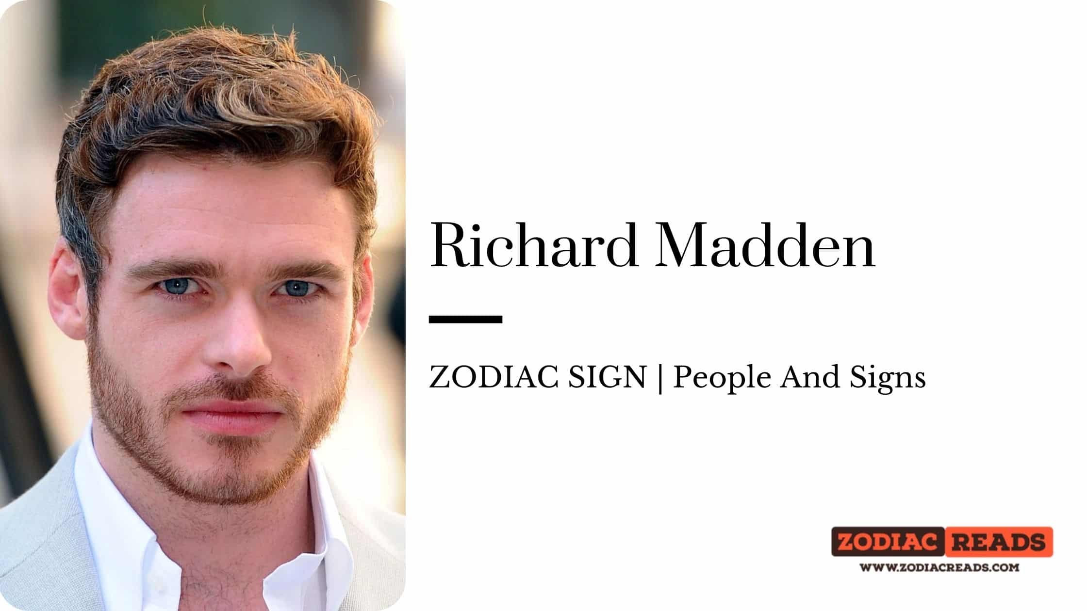 Richard Madden zodiac