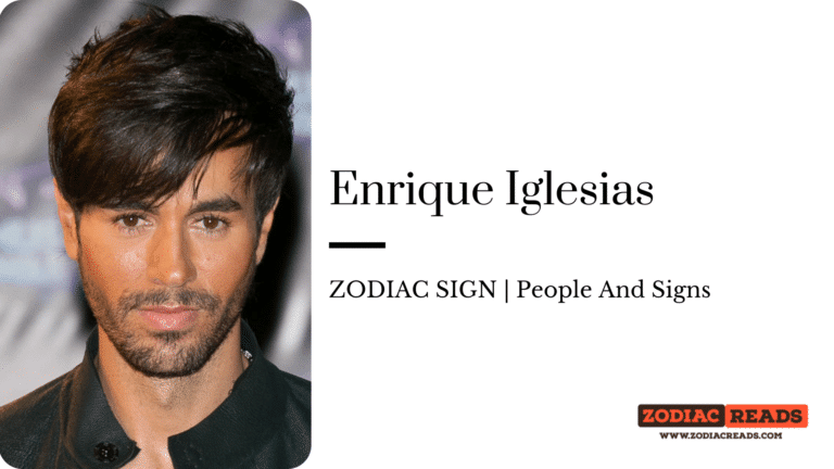 Enrique Iglesias zodiac