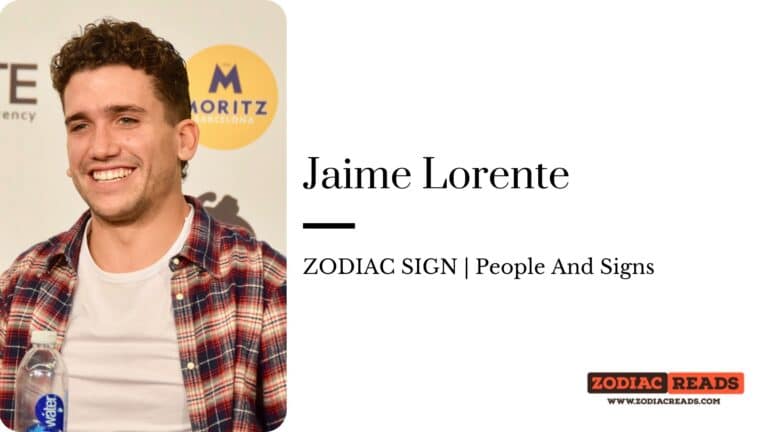 Jaime Lorente zodiac