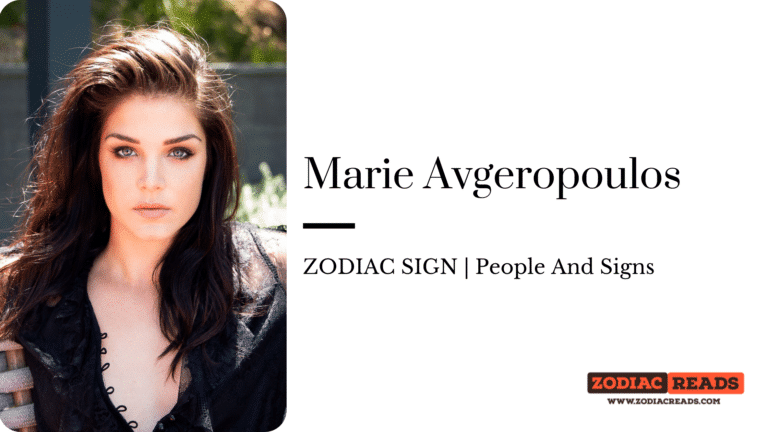 Marie Avgeropoulos zodiac