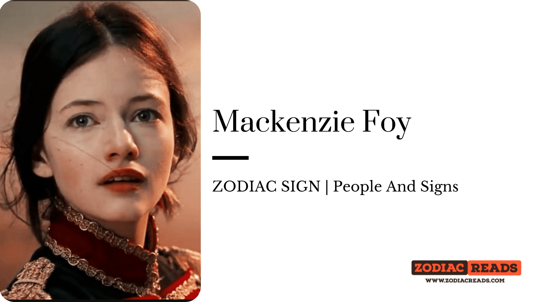 Mackenzie Foy zodiac