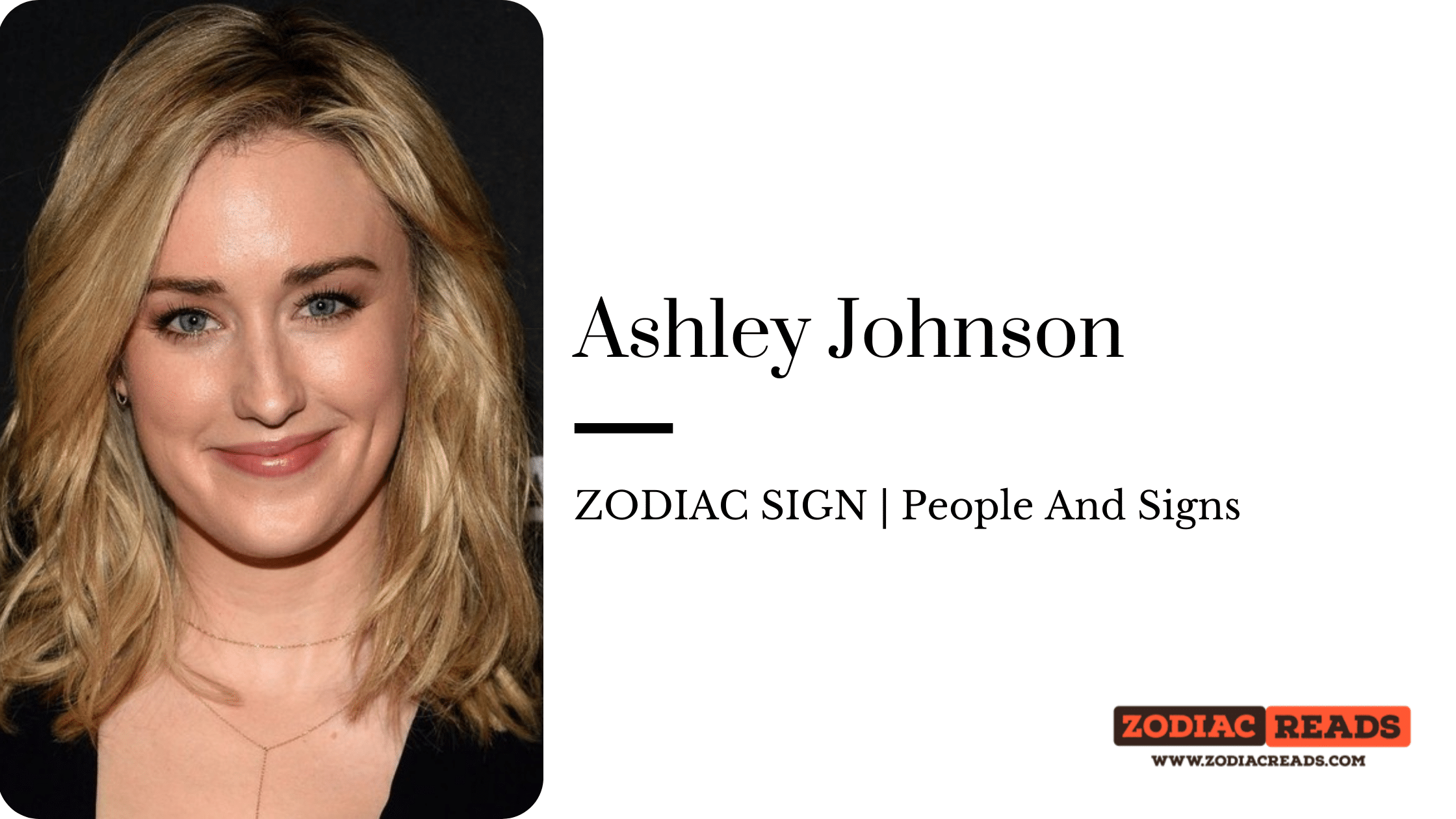 Ashley Johnson zodiac