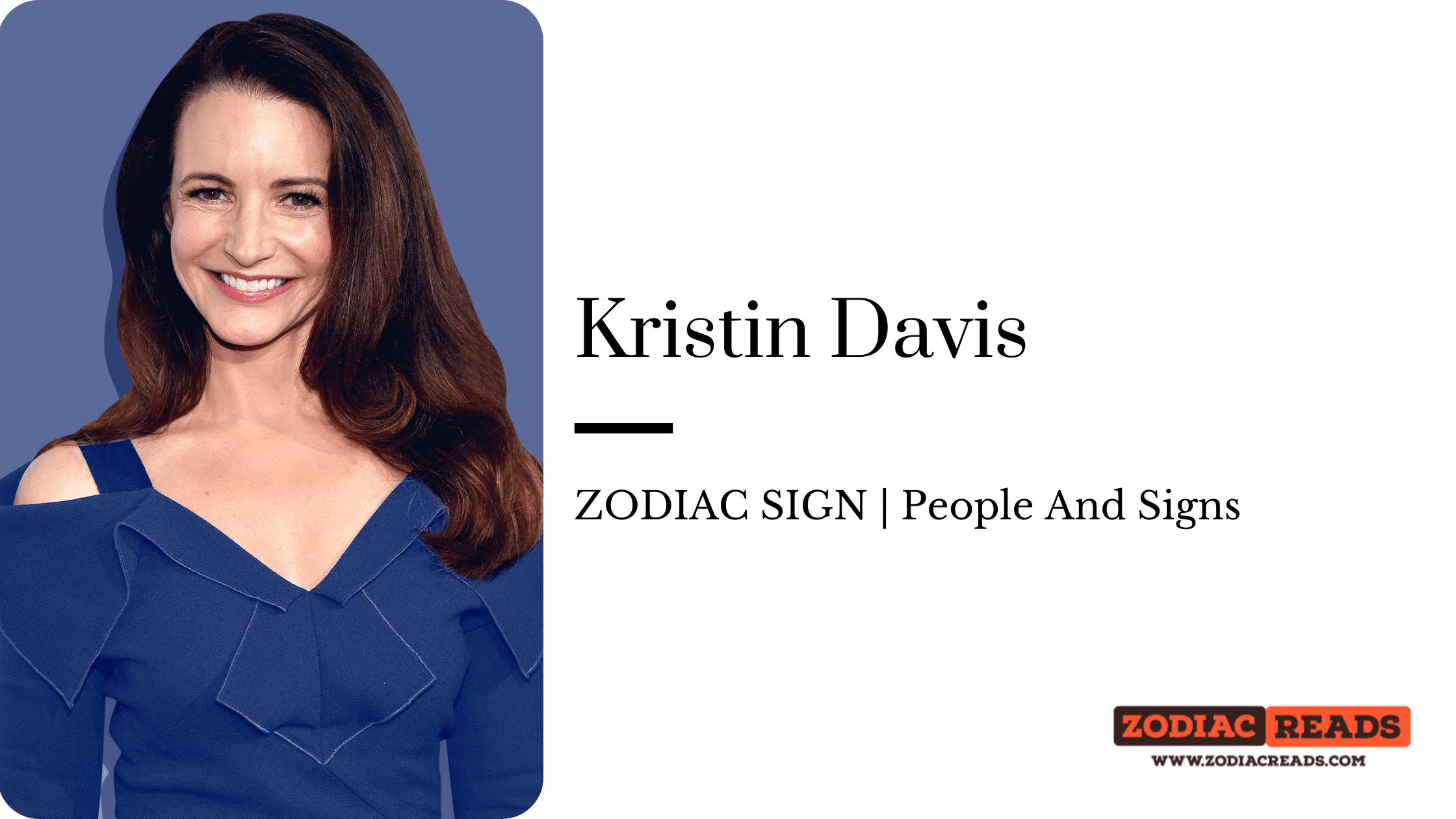 Kristin Davis zodiac