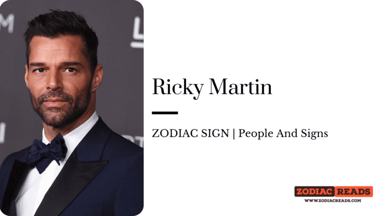 Ricky Martin zodiac
