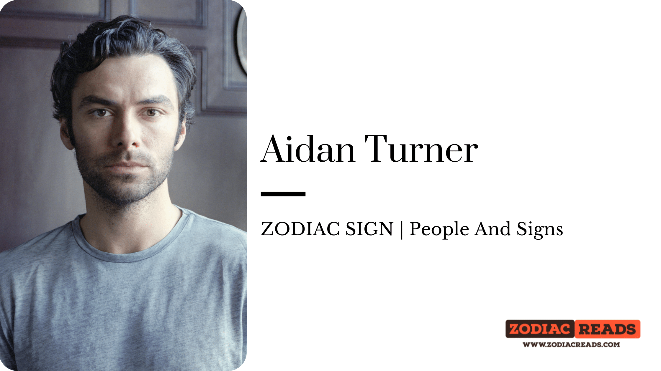 Aidan Turner zodiac