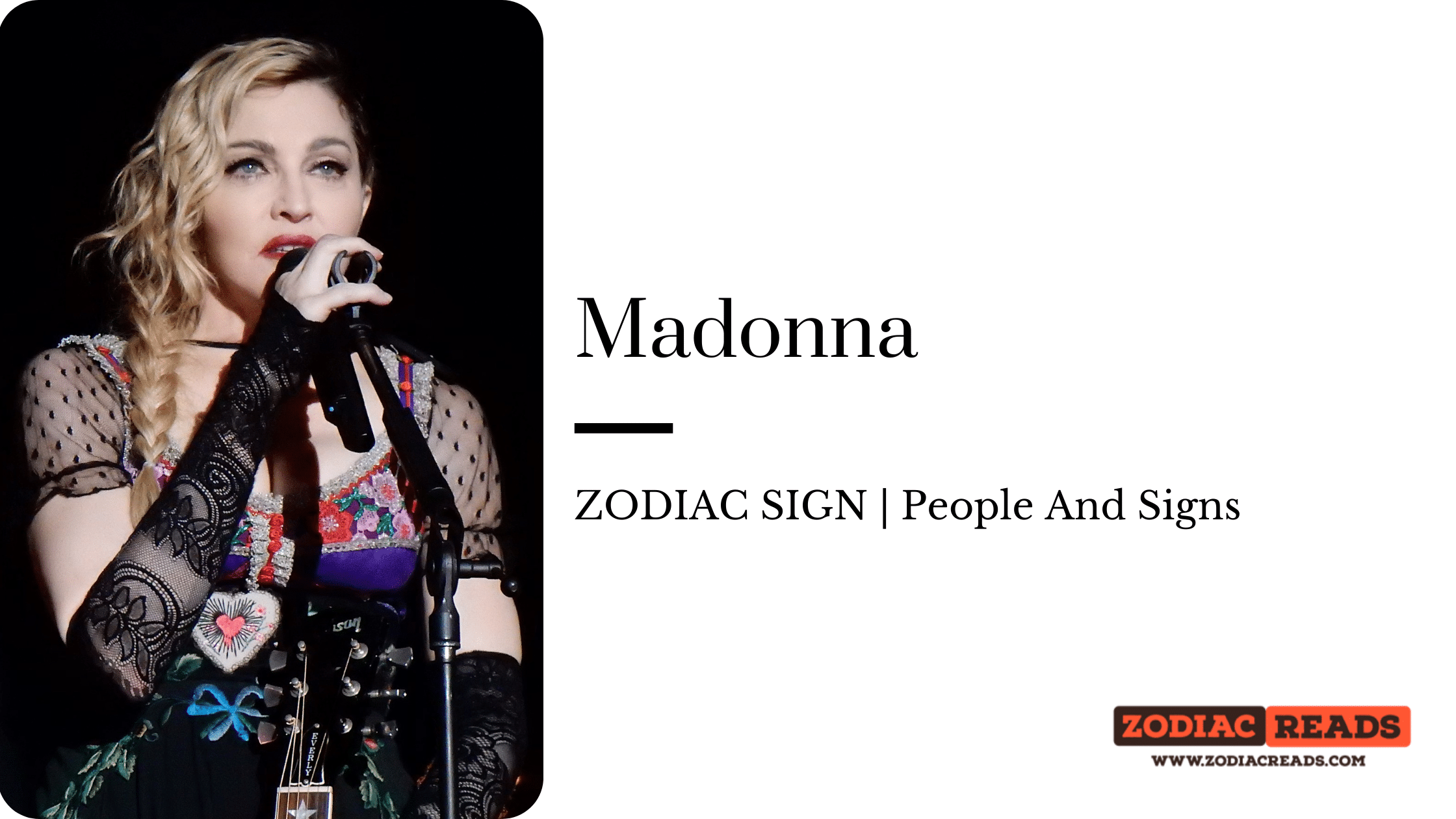 Madonna zodiac