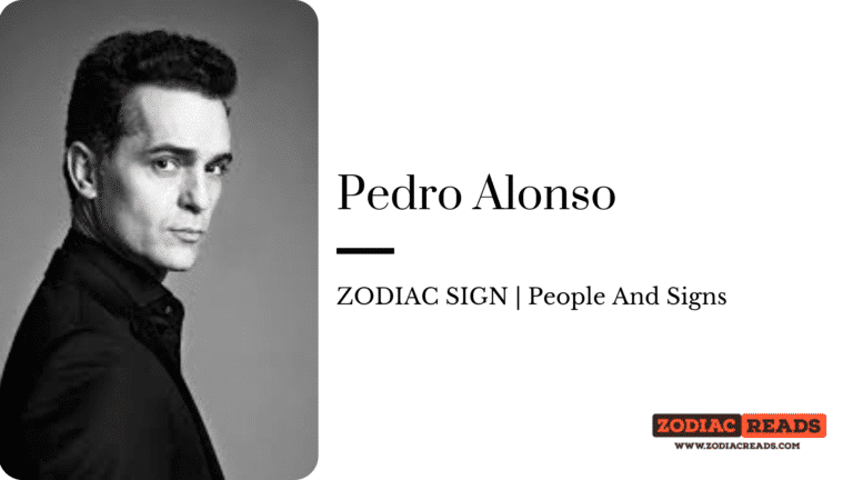 Pedro Alonso zodiac