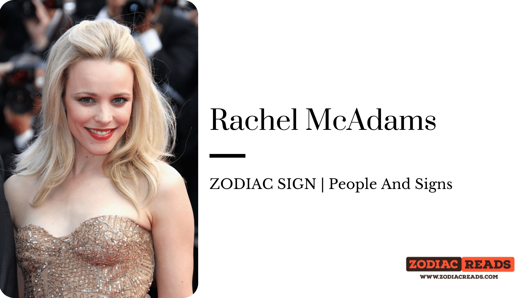 Rachel McAdams zodiac