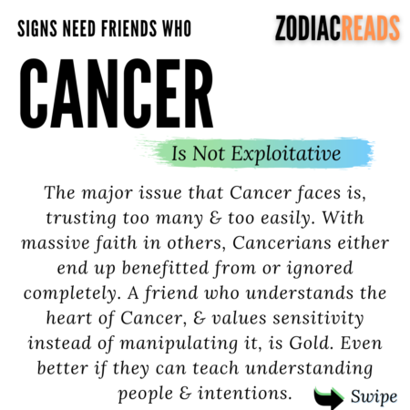 Cancer need a friend who can