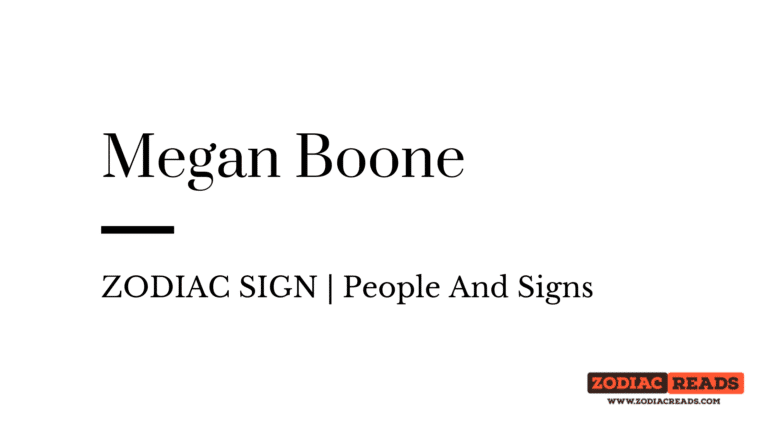 Megan Boone zodiac