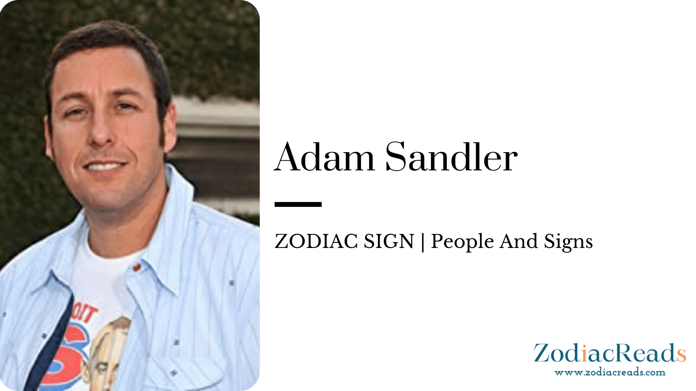 Adam Sandler zodiac