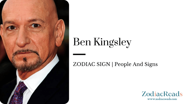 Ben Kingsley zodiac