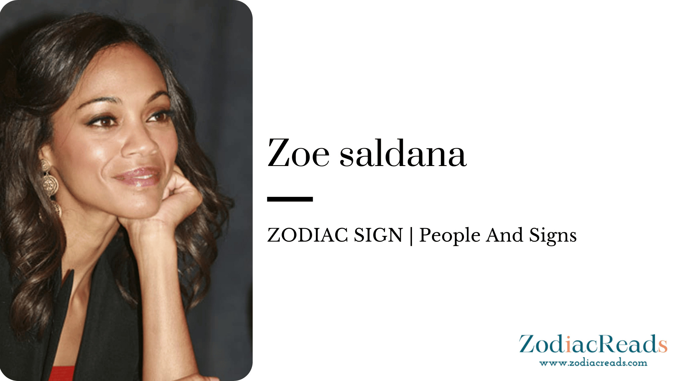 Zoe saldana zodiac