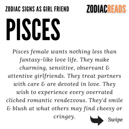 Pisces as Girlfriend