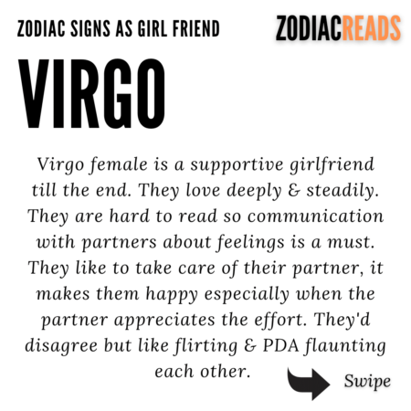 Virgo as Girlfriend