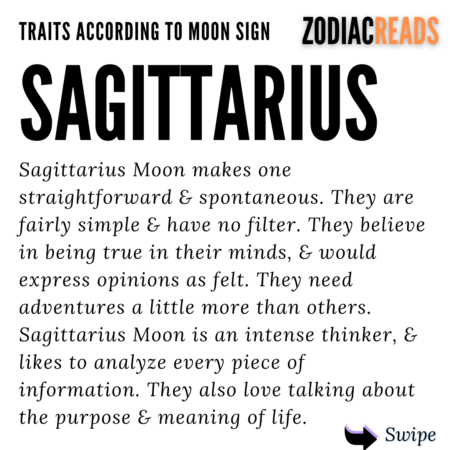 Moon Sign sagittarius