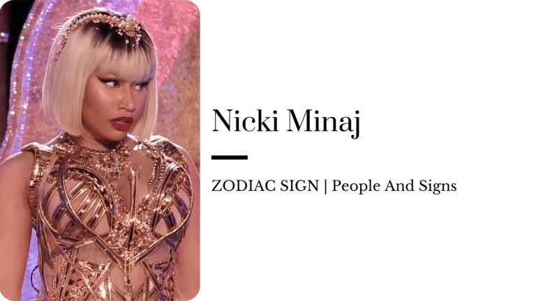 Nicki Minaj zodiac