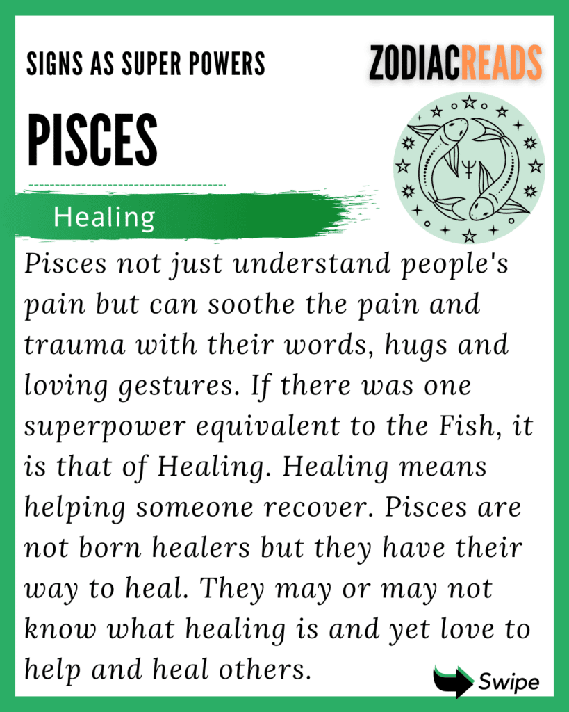 Zodiac Signs as Superpowers Pisces