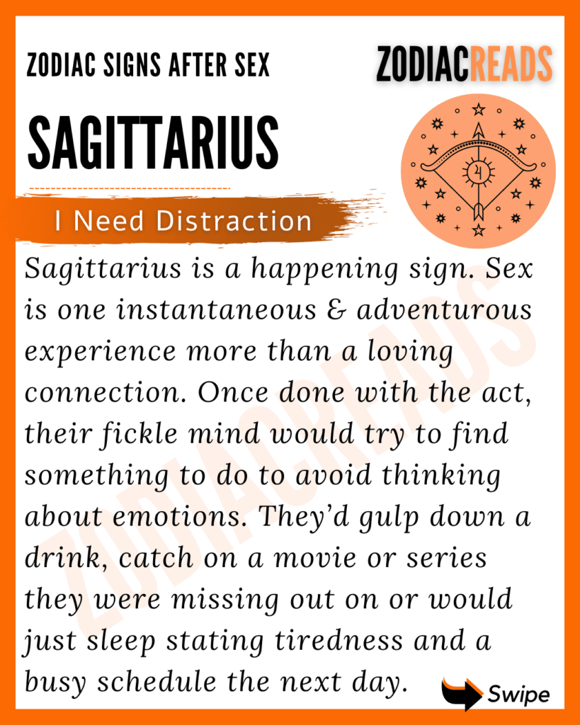 sagittarius after sex