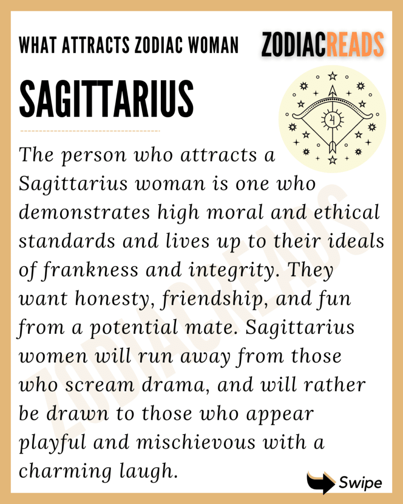 Sagittarius woman attracted to