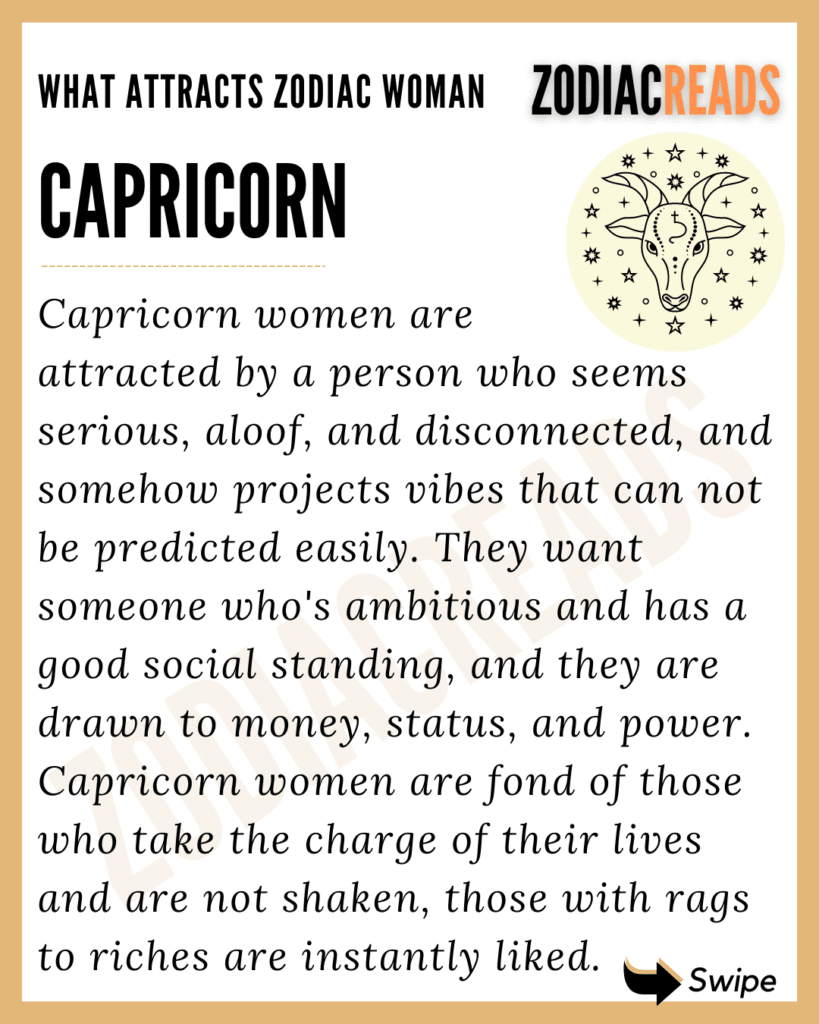 Capricorn woman attracted to