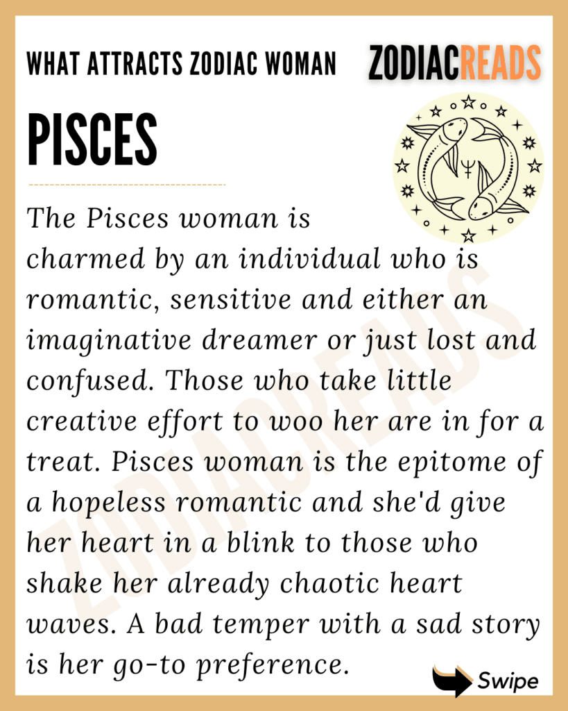 Pisces woman attracted to