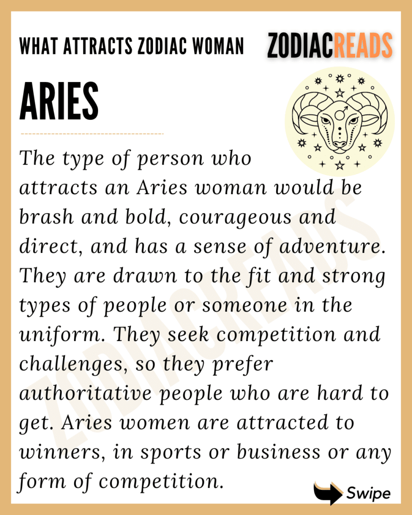 Aries woman attracted to