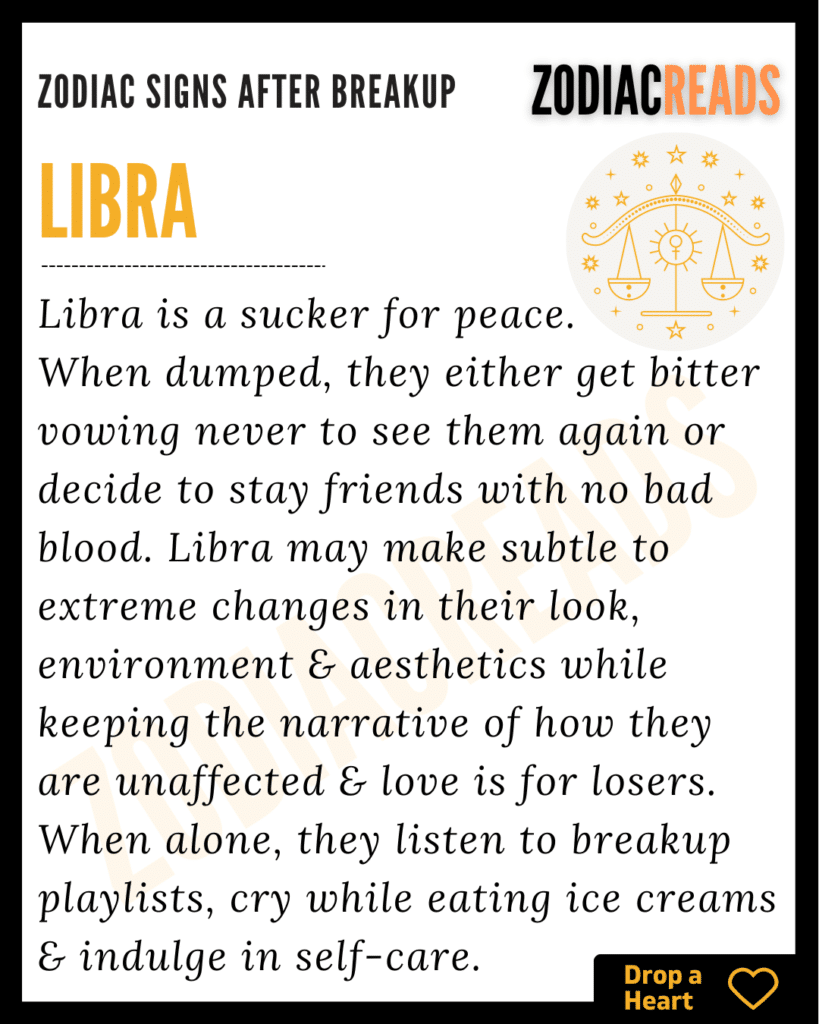 Libra after breakup