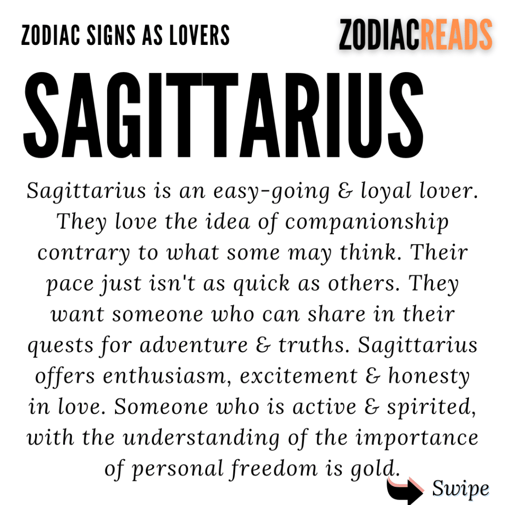 sagittarius as lover