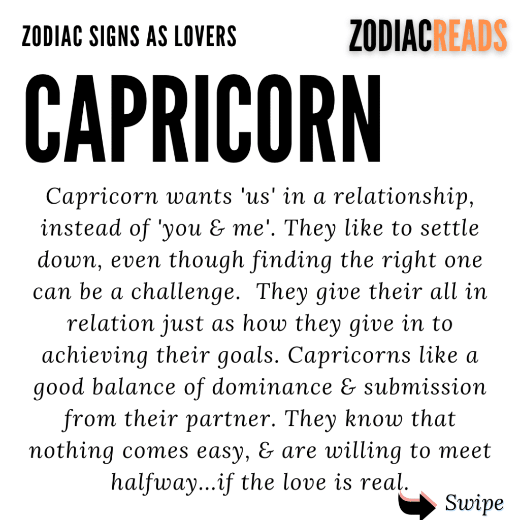 capricorn as lover