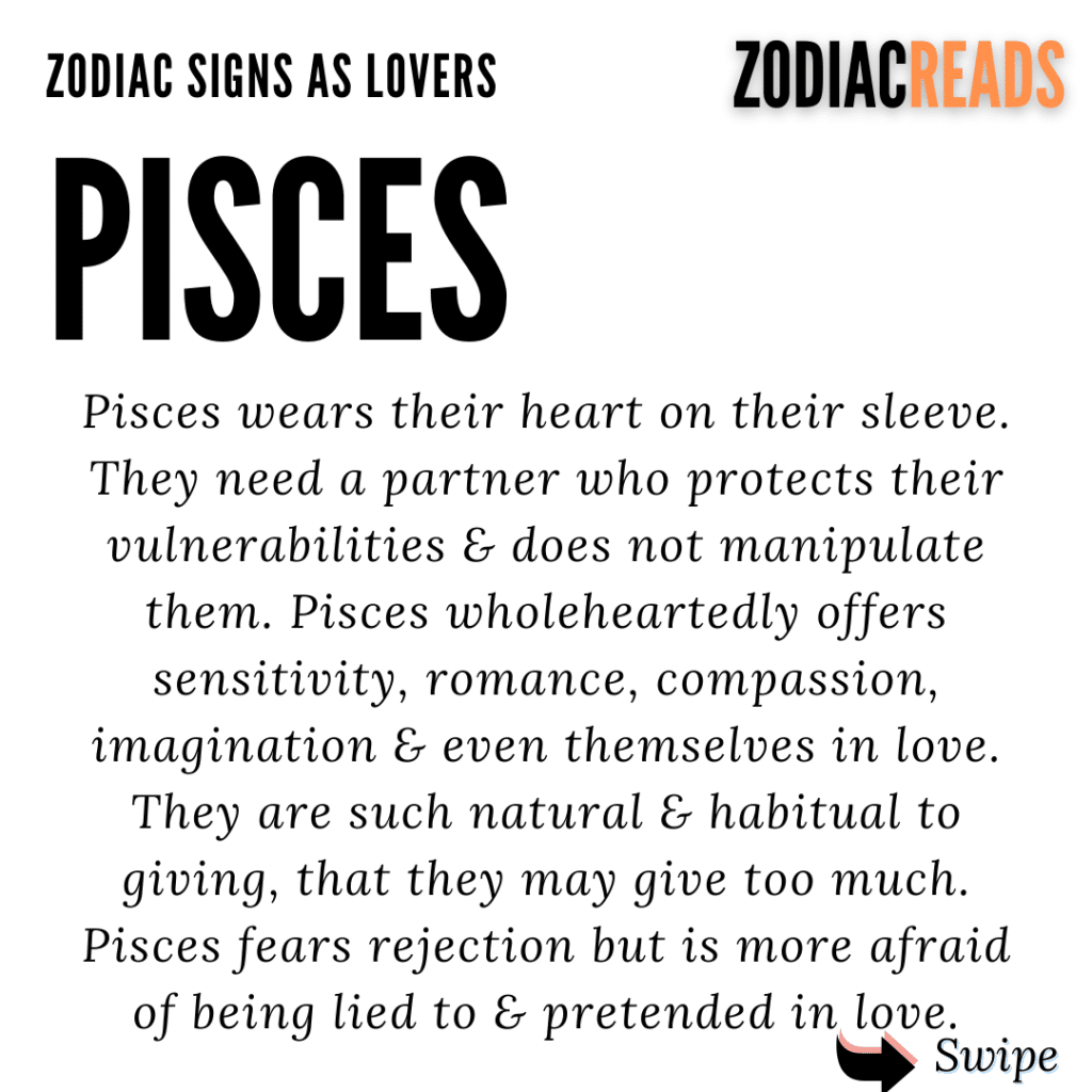 Pisces as lover