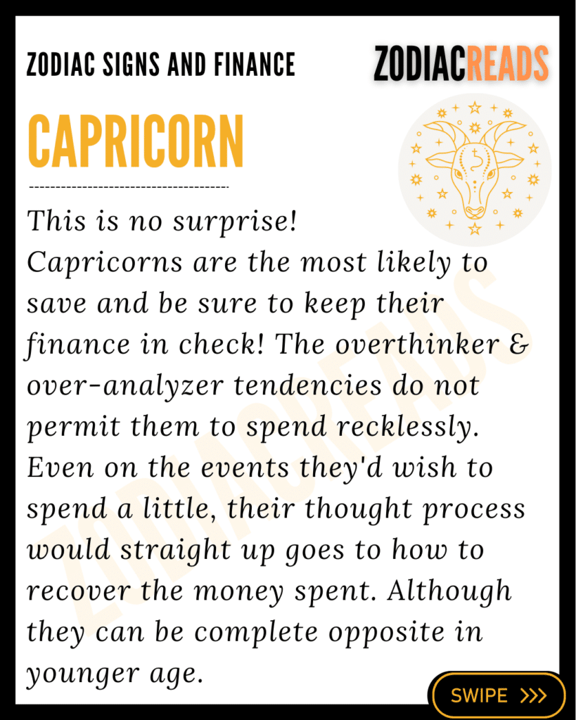 Capricorn and money