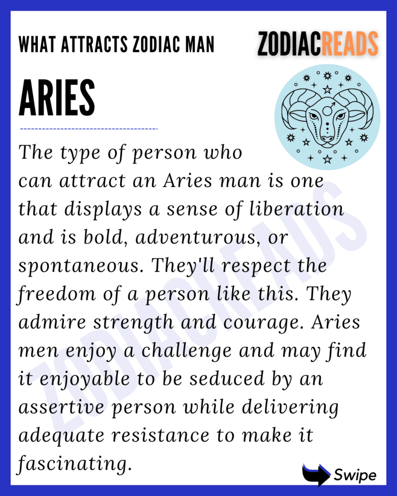 What attracts Zodiac Aries Man